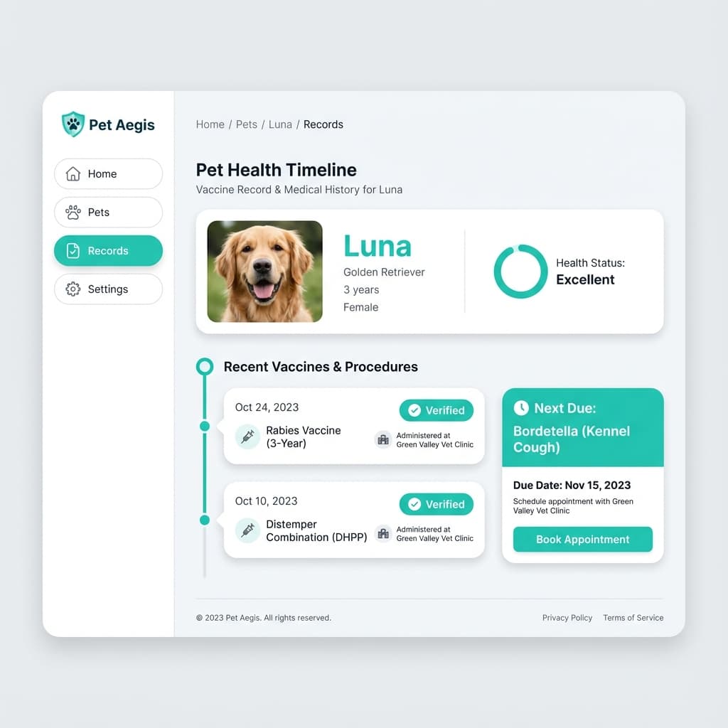 Pet Aegis Desktop Dashboard
